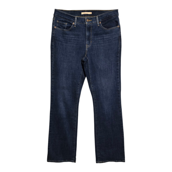 Levi's Classic Bootcut Jeans Womens Size 8 Blue Mid Rise Med Wash Casual Boho - Picture 1 of 12